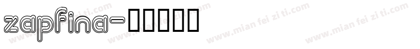 zapfina字体转换