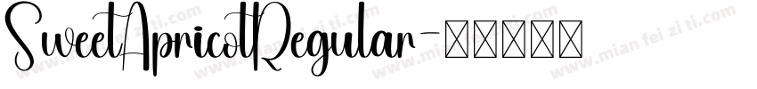 SweetApricotRegular字体转换