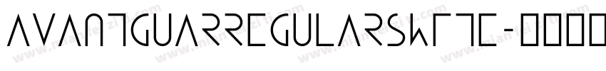 AVANTGUARREGULARSWFTE字体转换