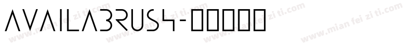 Availabrush字体转换