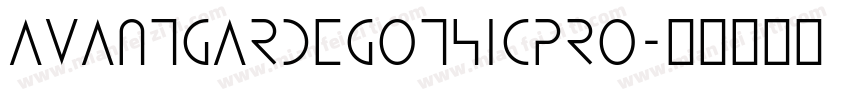 avantgardegothicpro字体转换