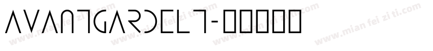 avantgardelt字体转换