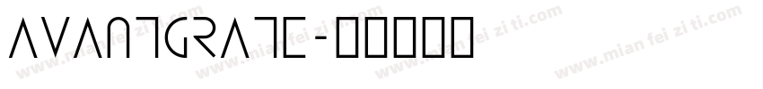 avantgrate字体转换