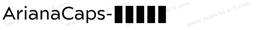 ArianaCaps字体转换
