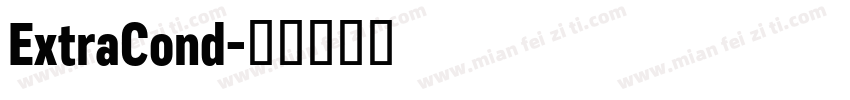 ExtraCond字体转换