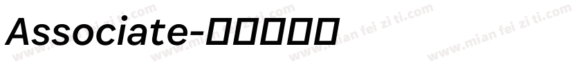 Associate字体转换