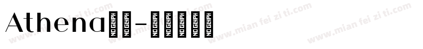 Athena字体字体转换