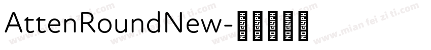 AttenRoundNew字体转换