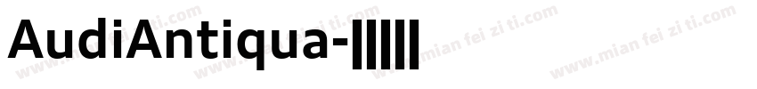 AudiAntiqua字体转换