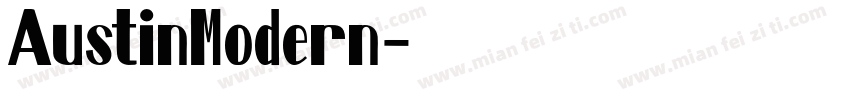 AustinModern字体转换