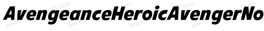 AvengeanceHeroicAvengerNo字体转换