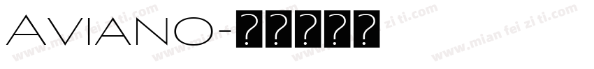 Aviano字体转换