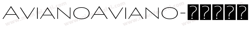 AvianoAviano字体转换
