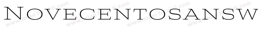 Novecentosanswide-Li字体转换