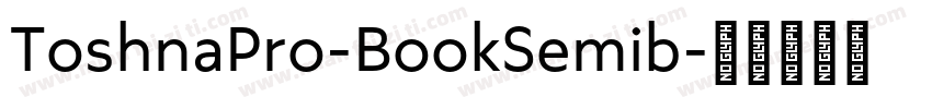 ToshnaPro-BookSemib字体转换