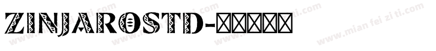 ZinjaroStd字体转换