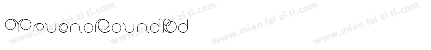 TruenoRoundBd字体转换