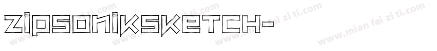 ZipSonikSketch字体转换