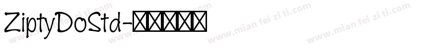 ZiptyDoStd字体转换