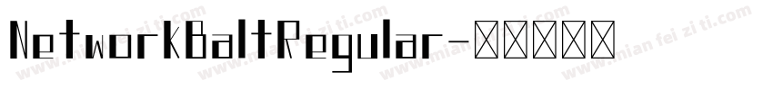 NetworkBaltRegular字体转换