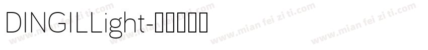 DINGILLight字体转换