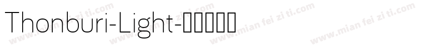 Thonburi-Light字体转换
