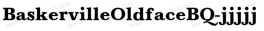BaskervilleOldfaceBQ字体转换