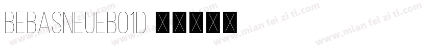BebasNeueBo1d字体转换