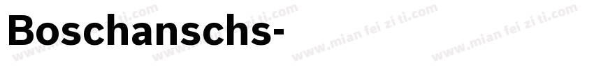 Boschanschs字体转换