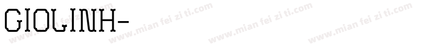 GIOLINH字体转换