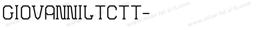GiovannilTCTT字体转换