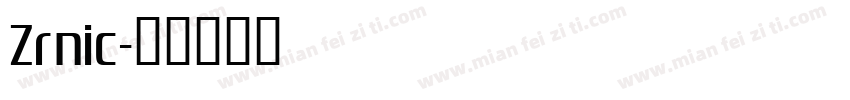 Zrnic字体转换