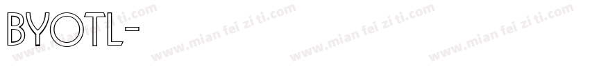 byOtl字体转换