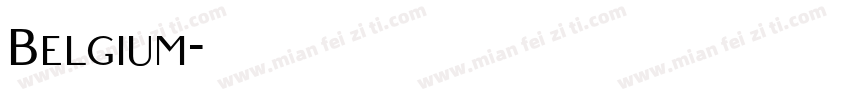Belgium字体转换