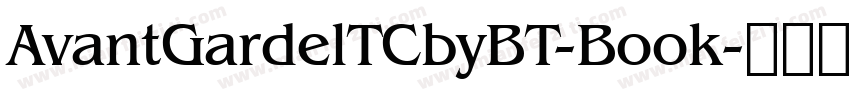 AvantGardelTCbyBT-Book字体转换