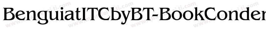 BenguiatITCbyBT-BookCondensed字体转换