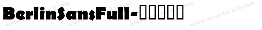BerlinSansFull字体转换