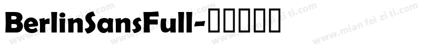 BerlinSansFull字体转换