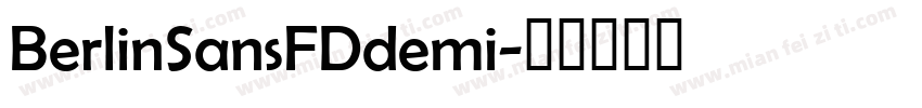 BerlinSansFDdemi字体转换