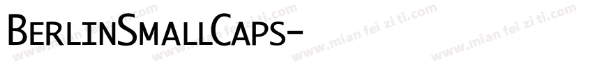 BerlinSmallCaps字体转换