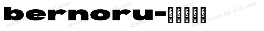bernoru字体转换