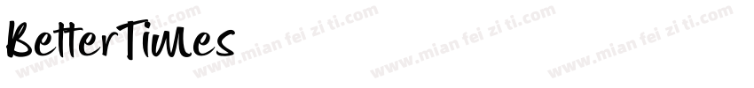 BetterTimes字体转换