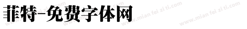 菲特字体转换
