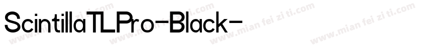 ScintillaTLPro-Black字体转换