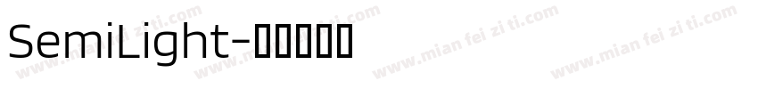 SemiLight字体转换