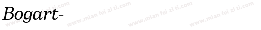 Bogart字体转换