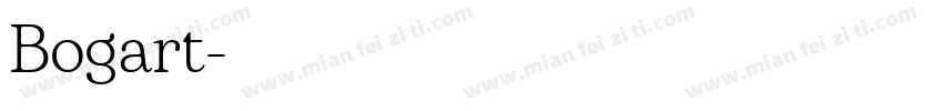Bogart字体转换