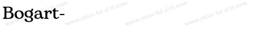 Bogart字体转换