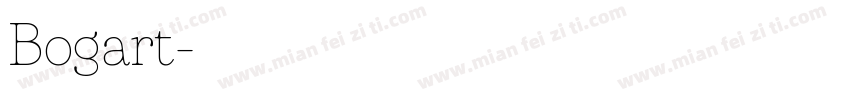 Bogart字体转换