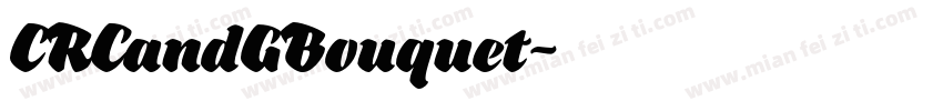 CRCandGBouquet字体转换